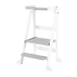 Folding Learning Tower - White / Cool Grey Late Dec Pre Order