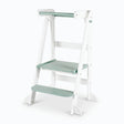 Folding Learning Tower - White / Sage LIMITED EDITION