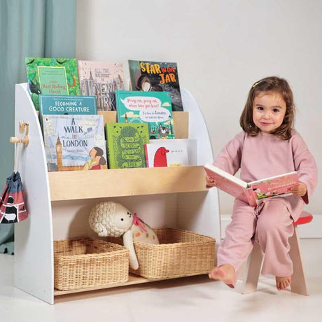 Tender Leaf Forest Bookcase shown from the side
