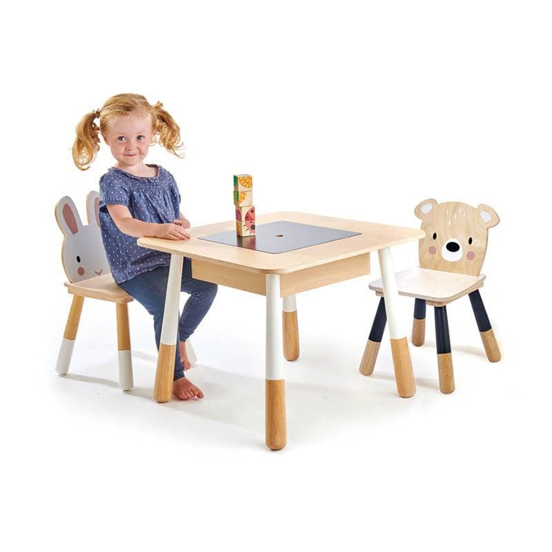 Tender Leaf Forest Wooden Table and 2 Chairs – where bear and bunny host the best tea parties