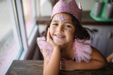 Precious Pink Sequin Crown