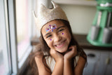 Precious Gold Sequin Crown