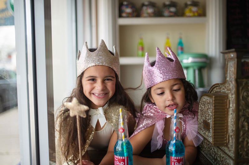 Precious Gold Sequin Crown