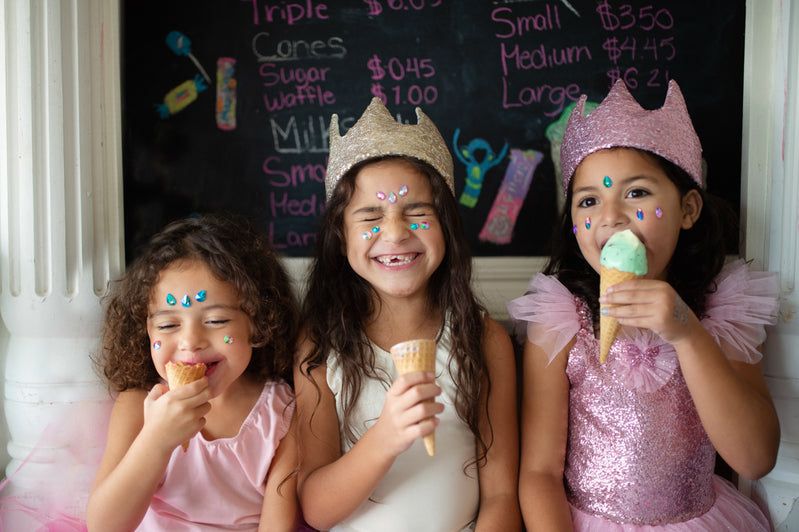 Precious Gold Sequin Crown