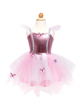 Pink Butterfly Dress & Headpiece Size 5-6