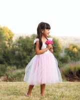 Pink Sequins Princess Dress