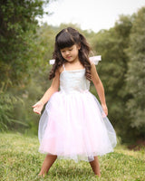Pink Sequins Princess Dress