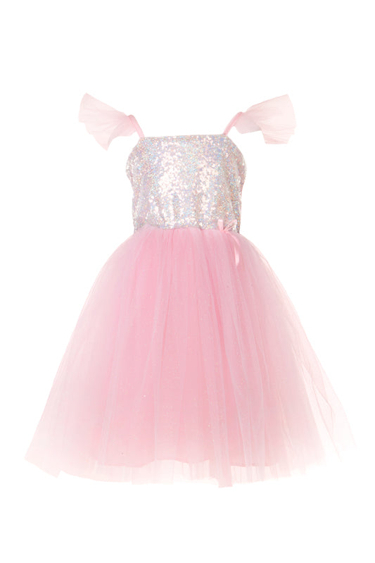 Pink Sequins Princess Dress