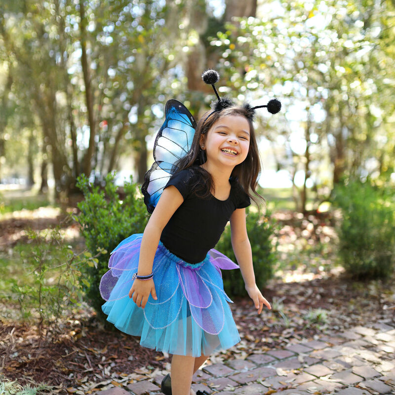 Midnight Butterfly Tutu with Wings & Headband