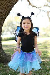 Midnight Butterfly Tutu with Wings & Headband