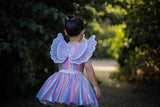 Pastel Magical Unicorn Skirt & Wings Size 4-6