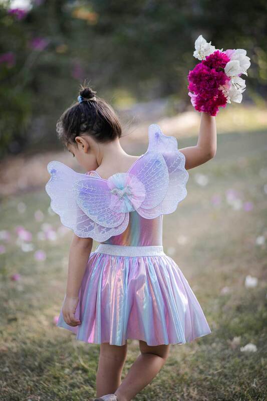 Pastel Magical Unicorn Skirt & Wings Size 4-6