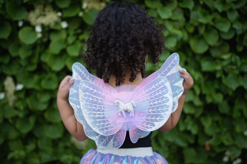 Pastel Magical Unicorn Skirt & Wings Size 4-6