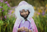 Pink Glitter Princess Cape