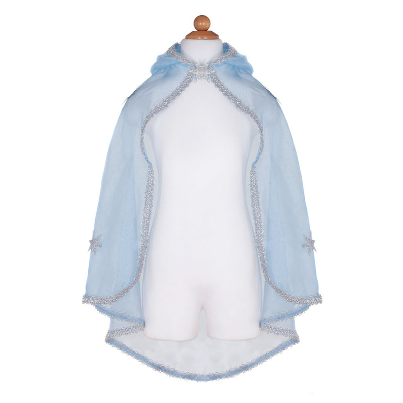 Blue & Silver Snow Queen Cape