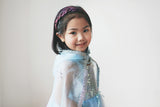Blue & Silver Snow Queen Cape