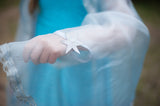 Blue & Silver Snow Queen Cape