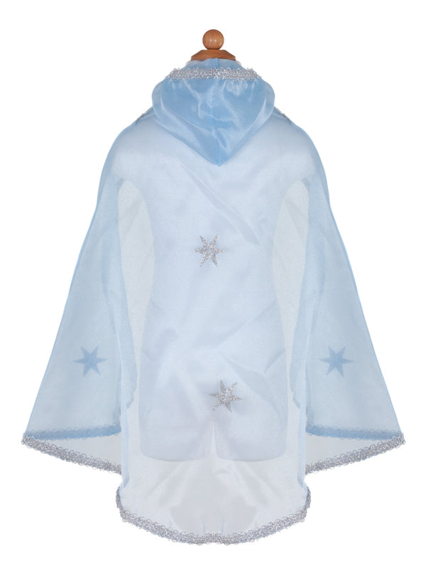 Blue & Silver Snow Queen Cape