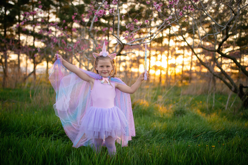 Rainbow Unicorn Cape & Headband
