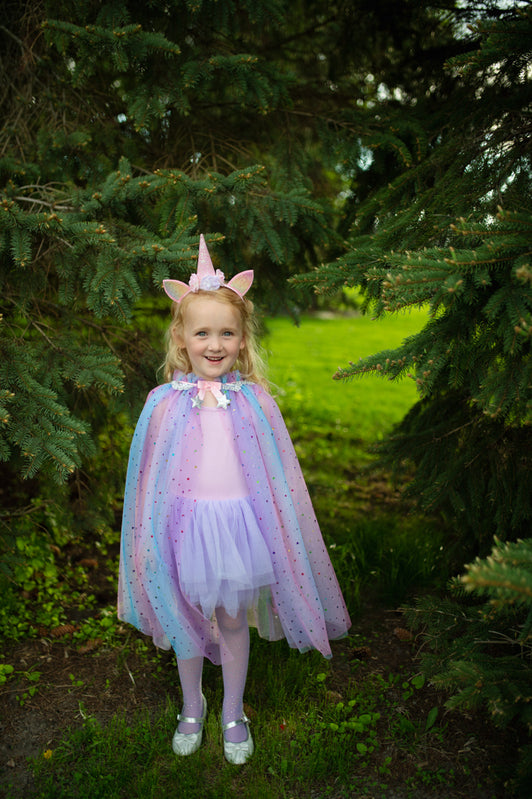 Rainbow Unicorn Cape & Headband