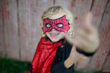 Reversible Spider & Bat Cape with Mask