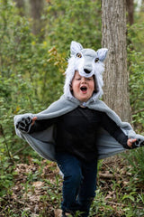 Woodland Storybook Wolf Cape Size 4-6