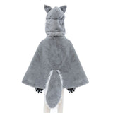 Woodland Storybook Wolf Cape Size 4-6