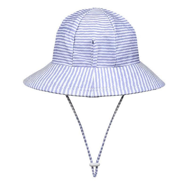 Girls Beach Hat Ponytail Bucket - Stripe-Outdoor Play-My Happy Helpers