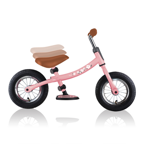 Globber GO BIKE AIR Balance Bike - Pastel Pink