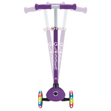 Globber Primo V2 scooter with Lights and Grip tape - Purple/ Pastel Pink