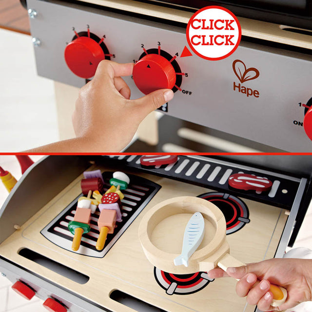 Gourmet Grill With Food