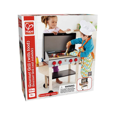 Gourmet Grill With Food