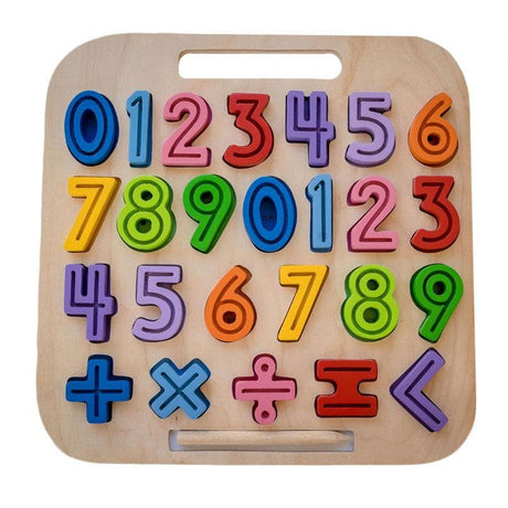 Handcarry 123 Number Trace Puzzle-Educational Play-My Happy Helpers