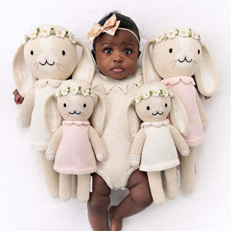 Close-up detail of the Hannah the Bunny