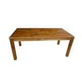 Hardwood Rectangular Table with 2 Standard Chairs