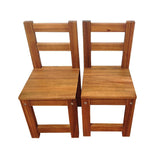 Hardwood Table with 2 Standard Chairs