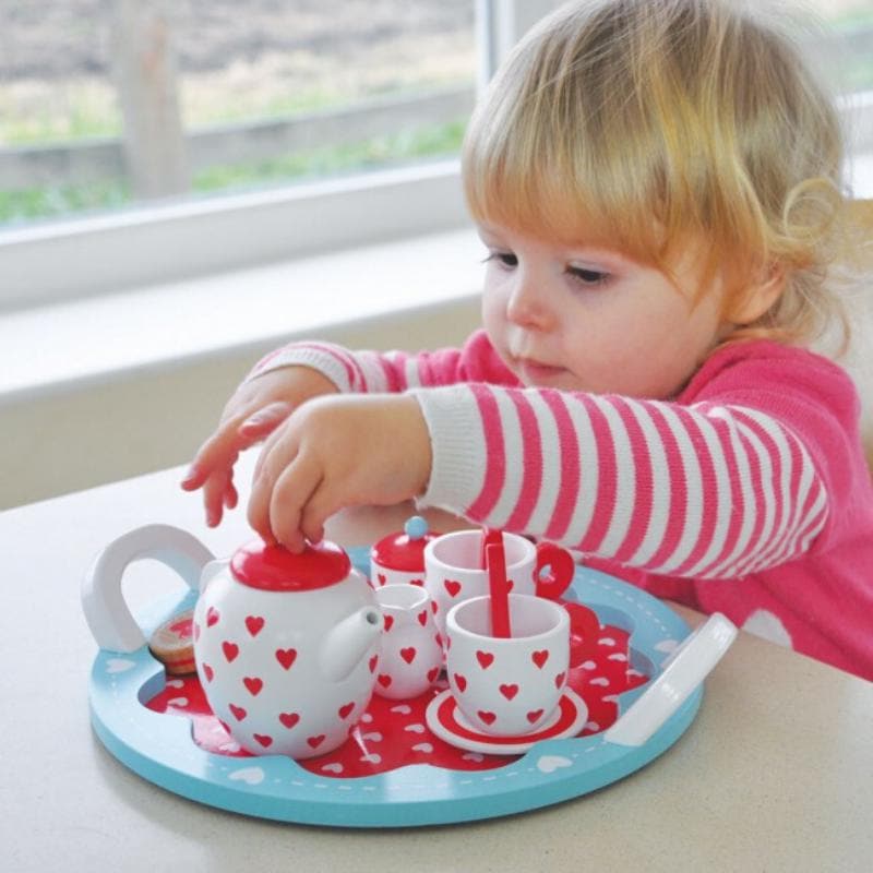 Hearts Tea Set-Kitchen Play-My Happy Helpers