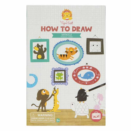 How to Draw - Animals-Creative Play & Crafts-My Happy Helpers