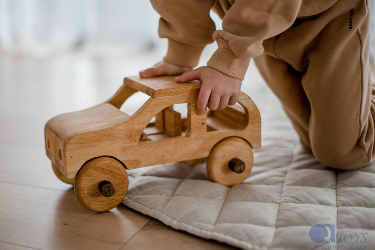 Natural Wooden Car