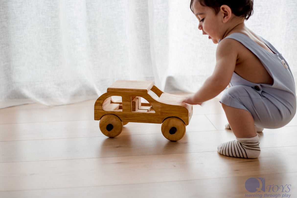 Natural Wooden Car