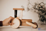 Natural Timber Steam Roller