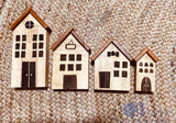 Natural Play House - set of 4