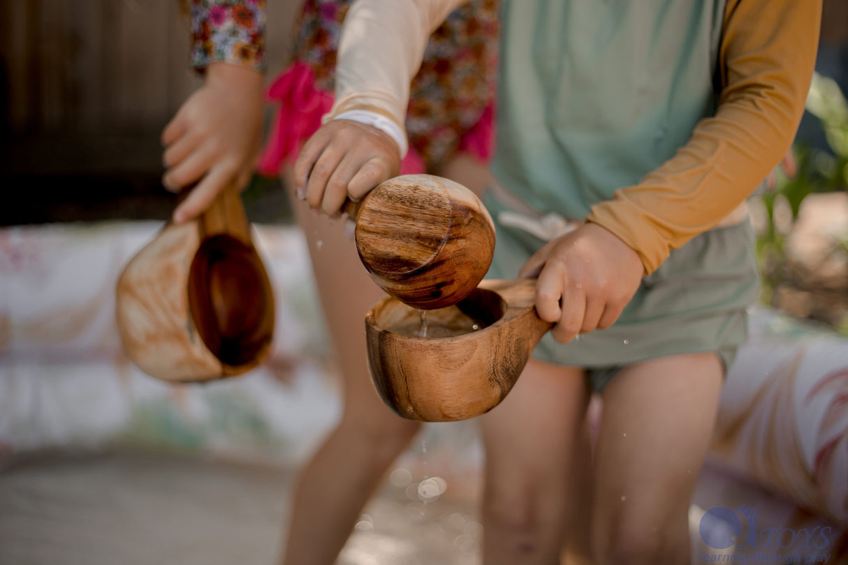 Wooden Measuring Cups - Set of 4