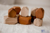Two Tone Wooden Gems