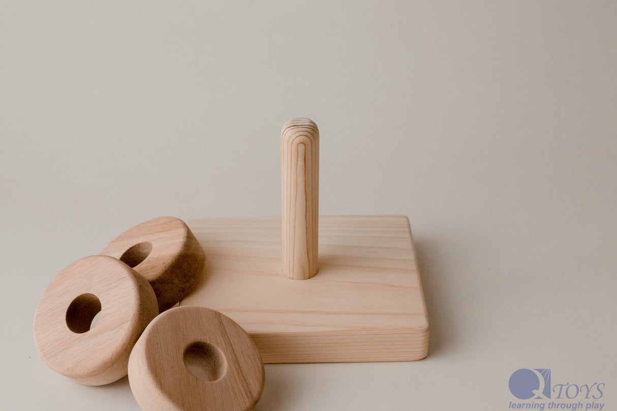 Montessori Vertical Ring Stacker