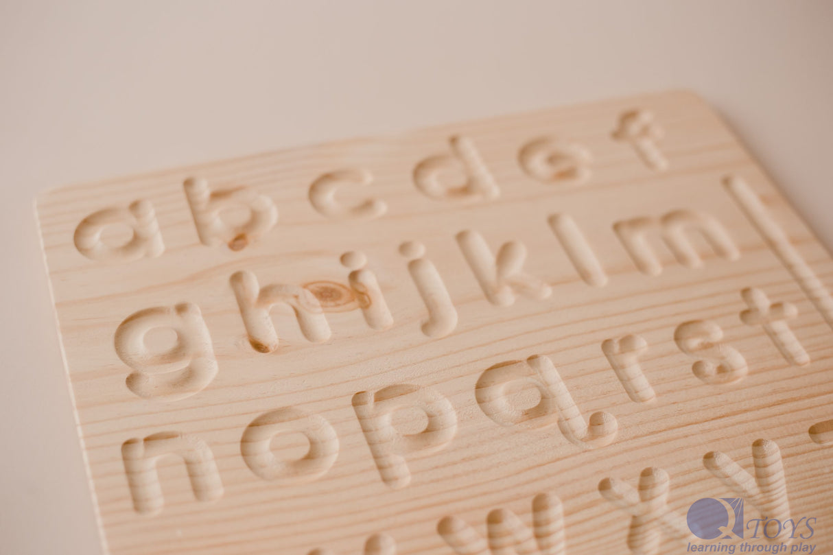 Wooden Tracing Board - Lower Case