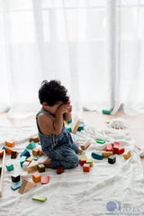 Jumbo Natural Rainbow Blocks 86 pcs.