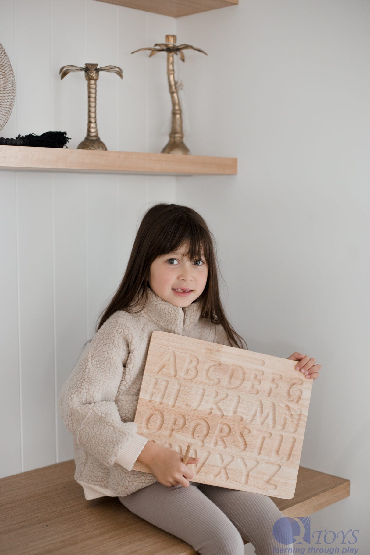 Wooden Alphabet Tracing Board