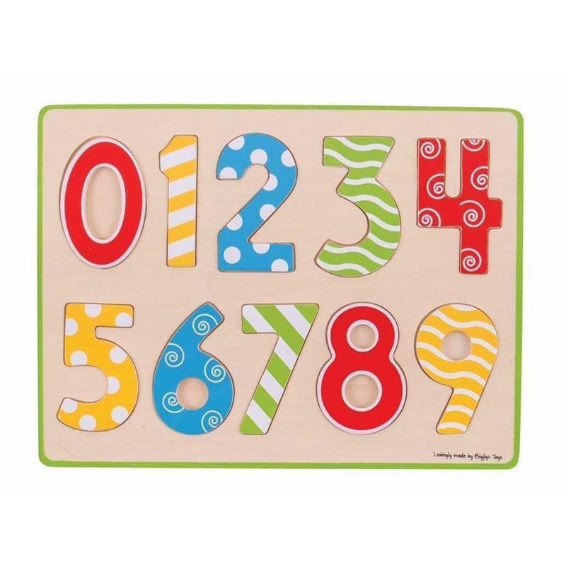 Bigjigs Inset Puzzle - Numbers | My Happy Helpers – My Happy Helpers AU