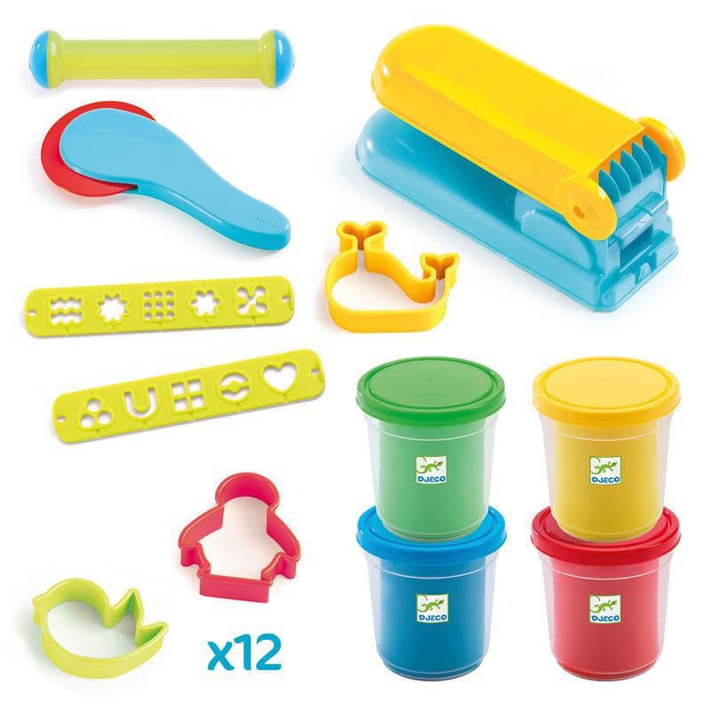Close-up detail of the Introduction to Dough Set
